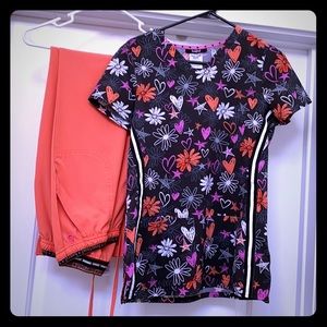 Heartsoul scrub top and bottoms